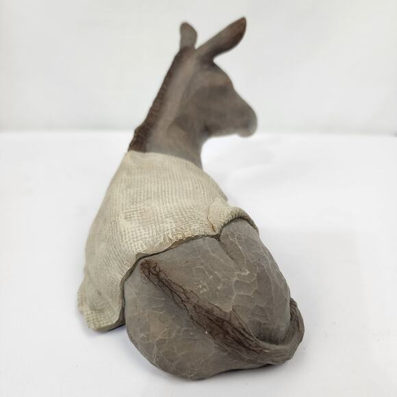 Willow Tree Lordi The Christmas Story Large Nativity Replacement Donkey Laying - Picture 4 of 7